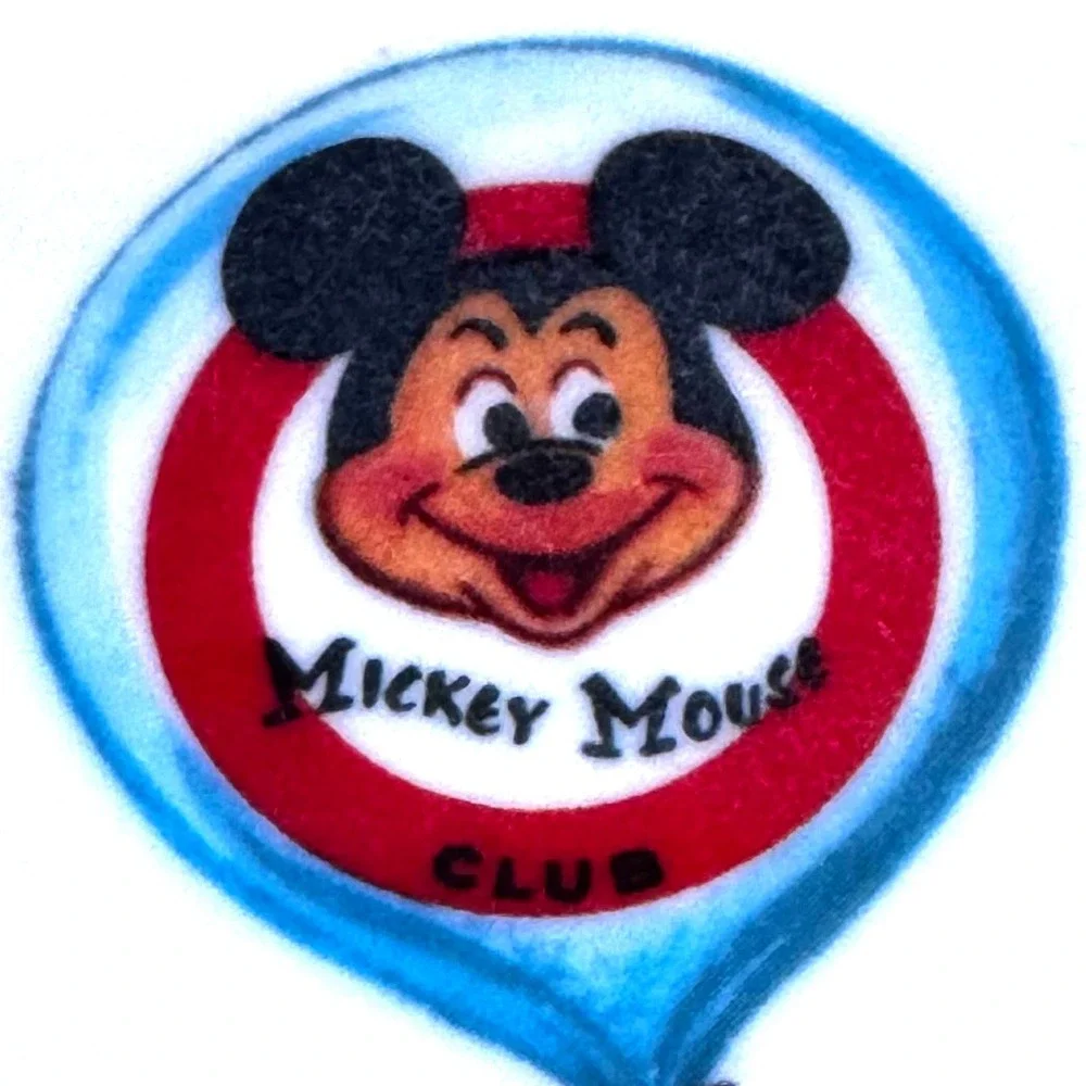 Vintage Disney Mickey Mouse‎ Club Plate Walt Disney Productions 7.5